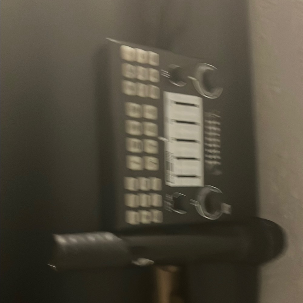 Black Audio Mixer with Microphone